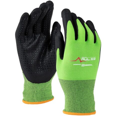 Kübler Pulse Handschuhe Herren Multiflex Touch Neongrün Gr. 8