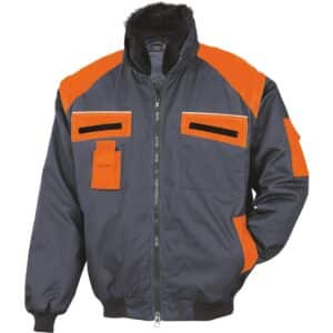 Bullstar Allroundblouson Anthrazit/Orange Größe XXL